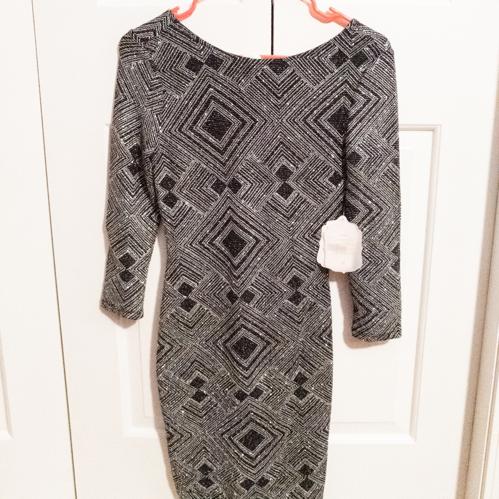 Altar'd State | Sparkle Bodycon Sleeve Dress | NWT